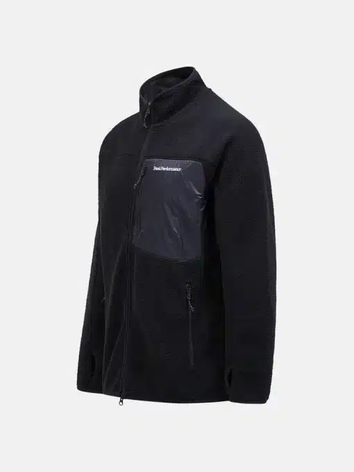 Peak Performance Pile Zip Jacket Men Black