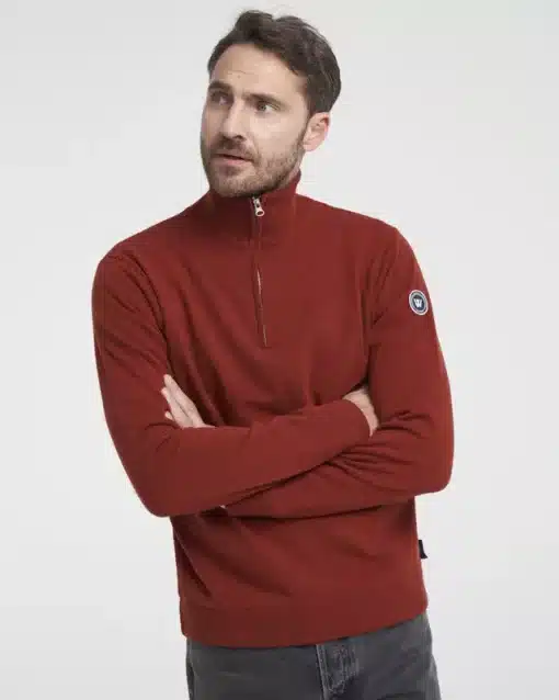 Holebrook Stellan Windproof T-Neck Maple Red