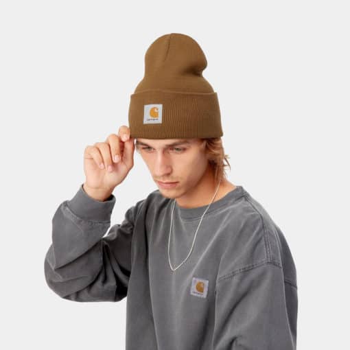 Carhartt WIP Acrylic Watch Hat Hamilton Brown