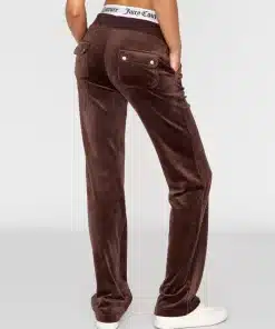 Juicy Couture Classic Velour Del Ray Pant Java