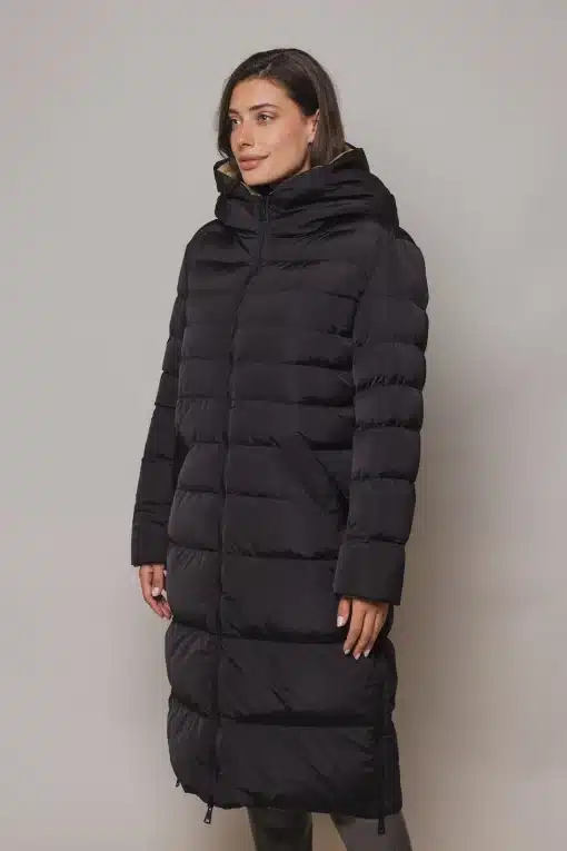 Rino & Pelle Keila Reversible Coat Black/Cookie
