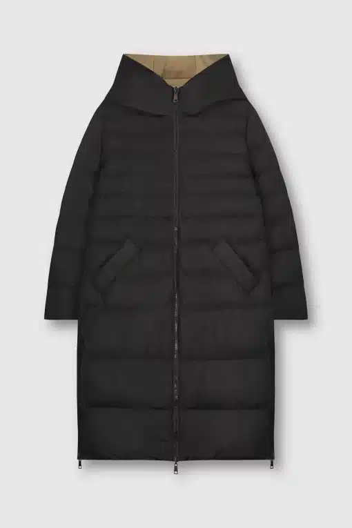 Rino & Pelle Keila Reversible Coat Black/Cookie