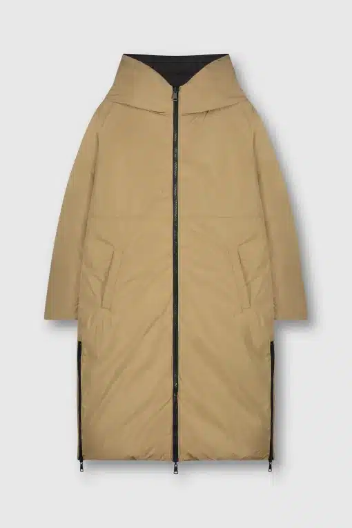 Rino & Pelle Keila Reversible Coat Black/Cookie