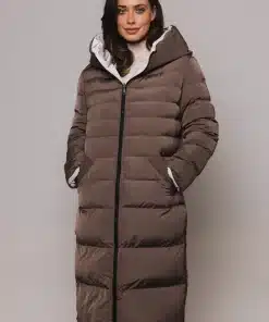 Rino & Pelle Keila Reversible Coat Taupe/Stone