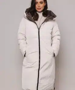 Rino & Pelle Keila Reversible Coat Taupe/Stone
