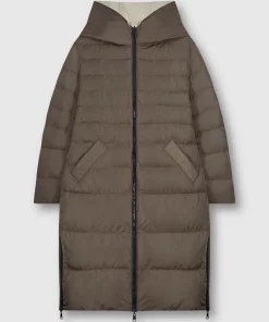 Rino & Pelle Keila Reversible Coat Taupe/Stone