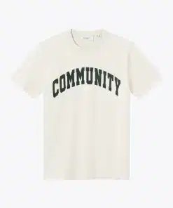 Les Deux Deacon T-Shirt Ivory/Pine Green