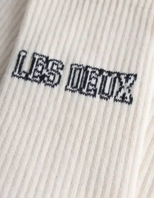 Les Deux Blake 2-Pack Rib Socks Ivory