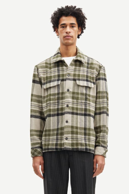 Samsoe & Samsoe Castor Check Shirt Sphagnum Check