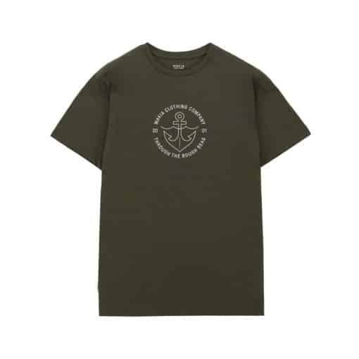 Makia Hook T-shirt Dark Green