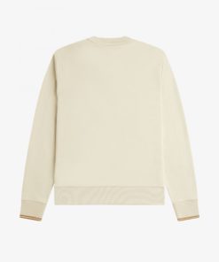 Fred Perry Crew Neck Sweatshirt Oatmeal