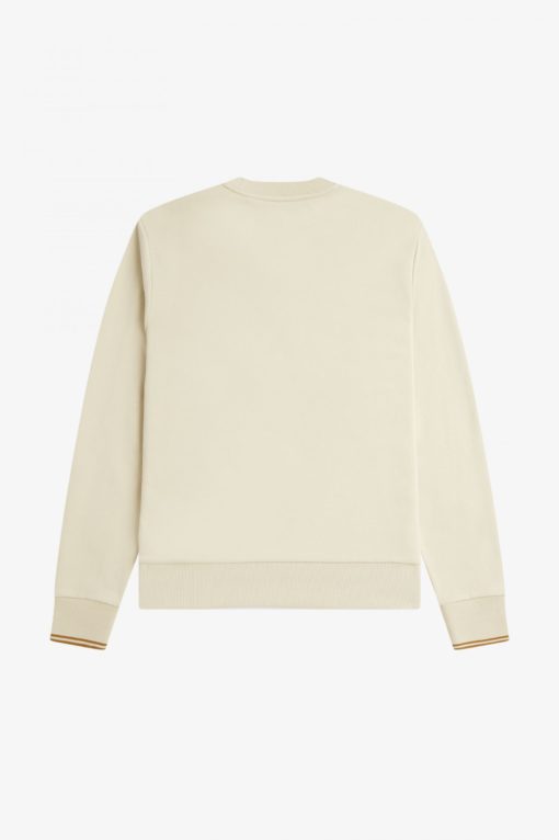 Fred Perry Crew Neck Sweatshirt Oatmeal