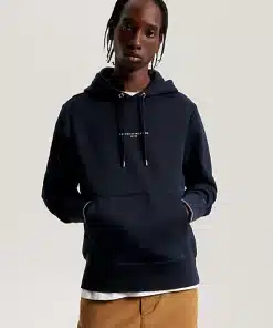 Tommy Hilfiger Tommy Logo Tipped Hoody Desert Sky