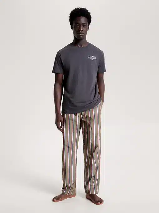 Tommy Hilfiger Original Logo Lounge T-shirt Dark Grey Ht