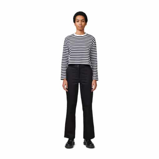 Makia Women Shore Long Sleeve Black/White