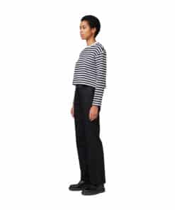 Makia Women Shore Long Sleeve Black/White