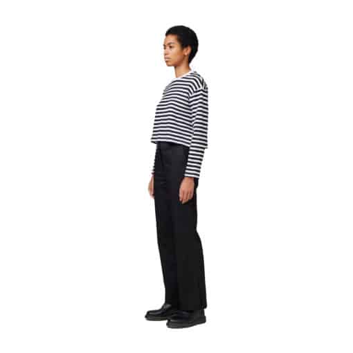 Makia Women Shore Long Sleeve Black/White