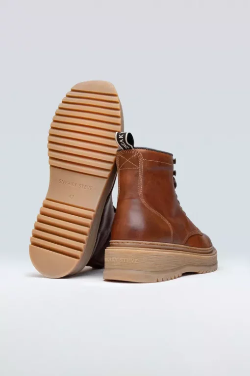 Sneaky Steve Slack U Shoes Cognac