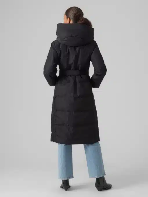 Vero Moda Leonie Long Down Jacket Black