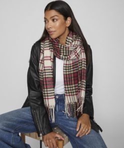 Vila Debbie Scarf Beet Red