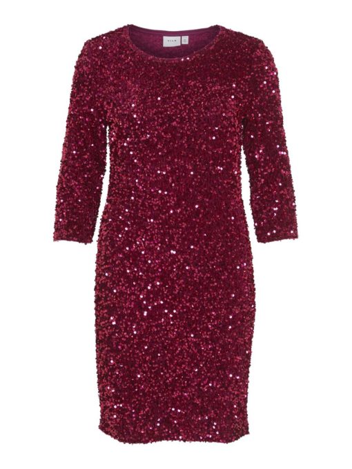 Vila Ylla Sequins Dress Pink Yarrow