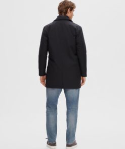 Selected Homme Alvin Padded Coat Black