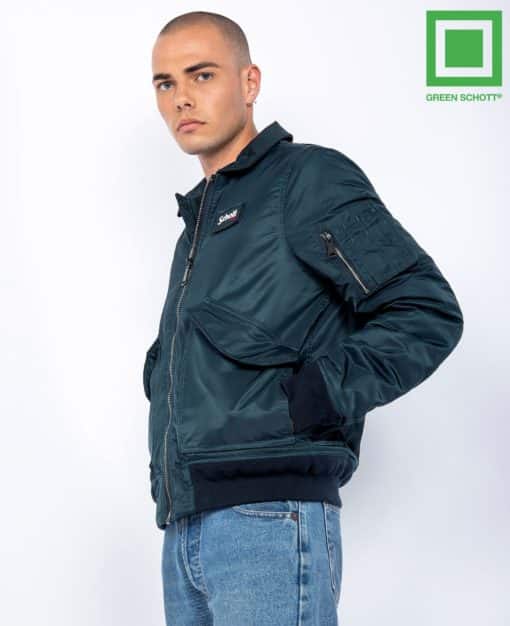 Schott CWU Bomber Jacket Navy