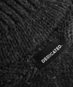 Dedicated Mittens Handen Wool Dark Grey Melange