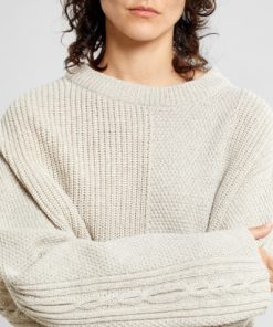 Dedicated Sweater Limboda Pearl White
