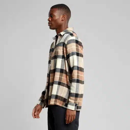 Dedicated Shirt Rute Multi Check Oat White