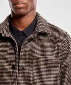 Dedicated Jacket Fagersta Pepita Brown