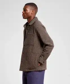 Dedicated Jacket Fagersta Pepita Brown