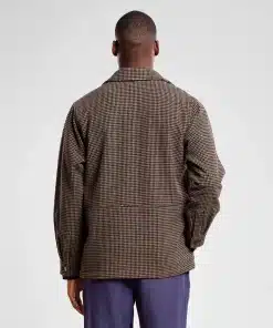 Dedicated Jacket Fagersta Pepita Brown