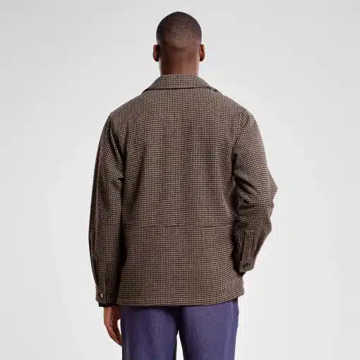 Dedicated Jacket Fagersta Pepita Brown