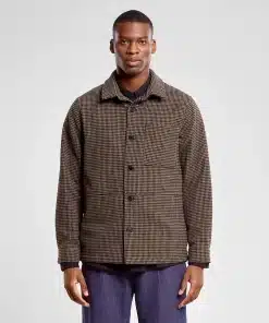 Dedicated Jacket Fagersta Pepita Brown