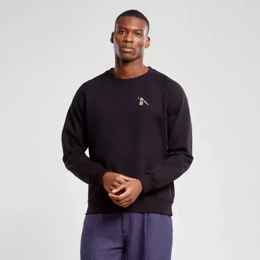 Dedicated Sweatshirt Malmoe Hot Coffee Black