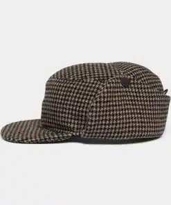 Earflap Cap Jokkmokk Wool Pepita Brown