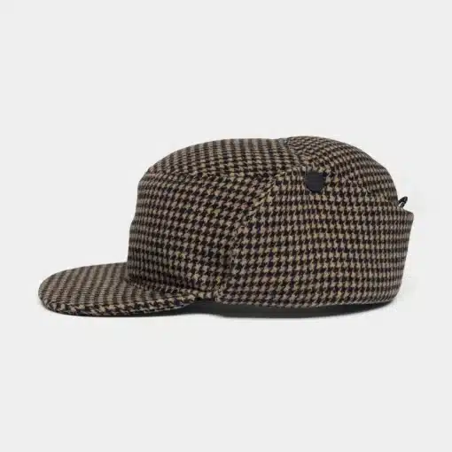 Earflap Cap Jokkmokk Wool Pepita Brown