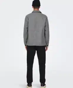 Only & Sons Jax Jacket Light Grey Melange