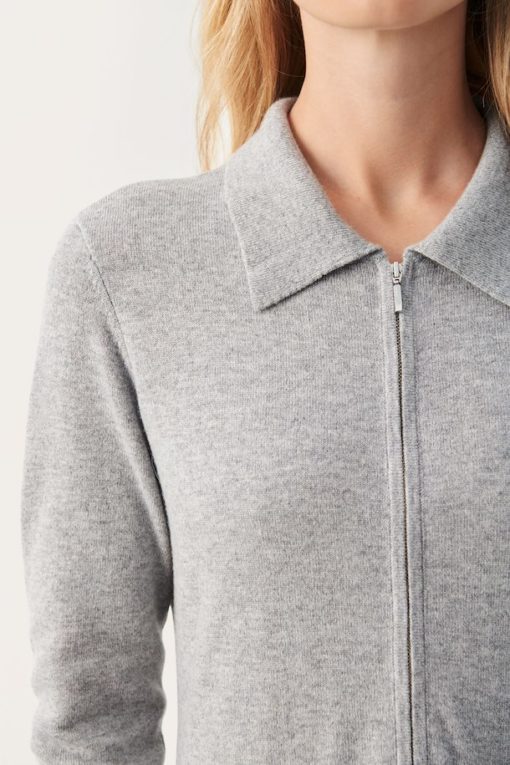 Part Two Cheyenne Dress Light Grey Melange