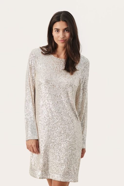 Part Two Darleen Dress Silver