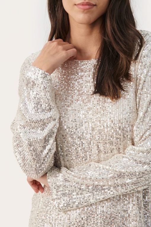 Part Two Darleen Dress Silver