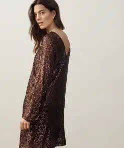 Part Two Darleen Dress Molé Metallic
