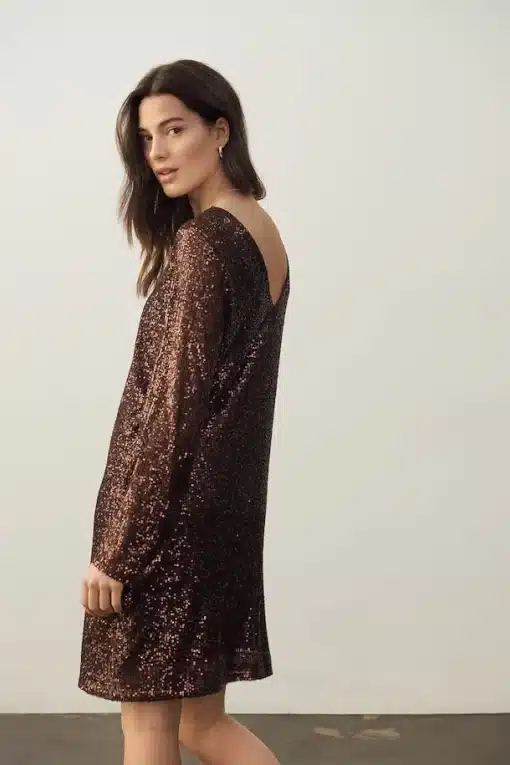 Part Two Darleen Dress Molé Metallic