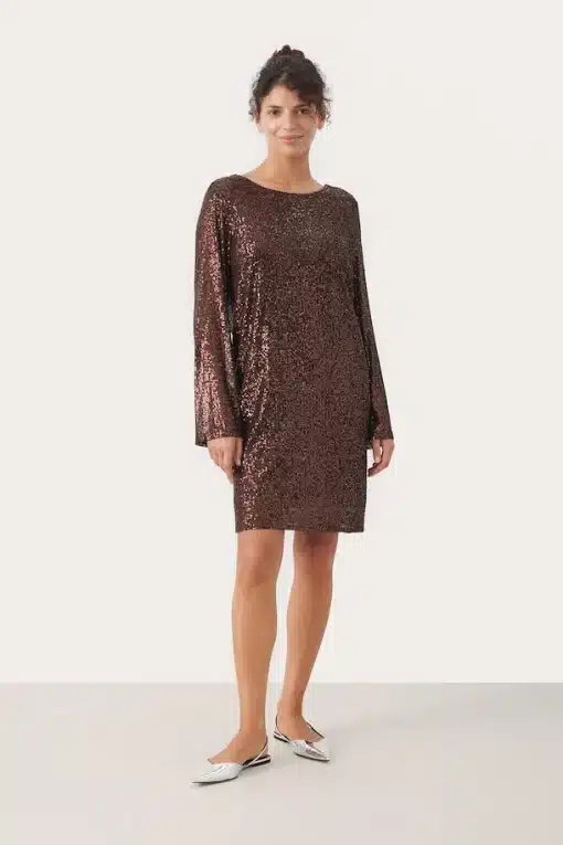 Part Two Darleen Dress Molé Metallic