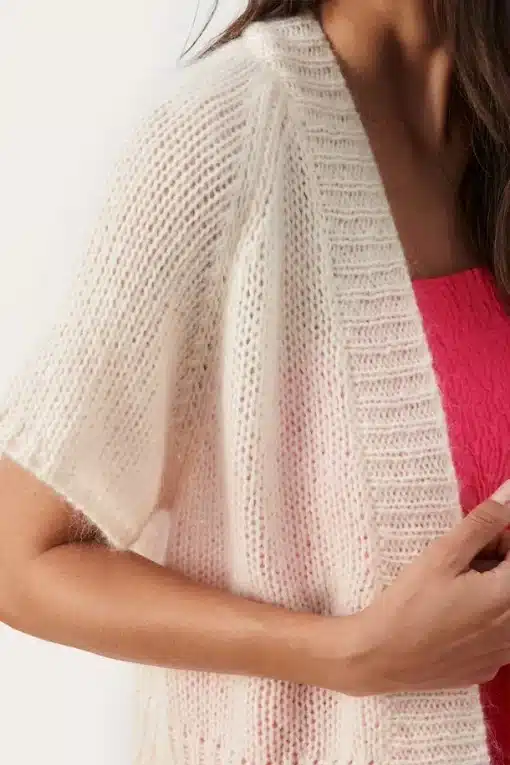 Part Two Diamina Cardigan Whitecap Gray