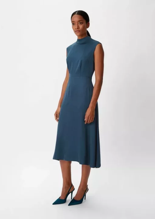 Comma, Dress Dark Turquoise