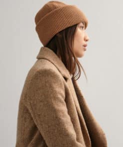 Gant Woman Wool Ribbed Beanie Burnt Sugar
