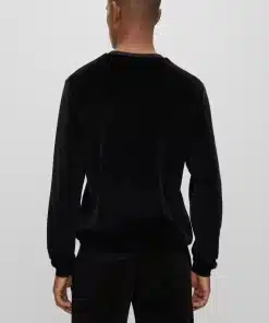 Boss Velour Sweatshirt Black