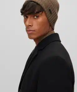 Boss Fati Beanie  Dark Green